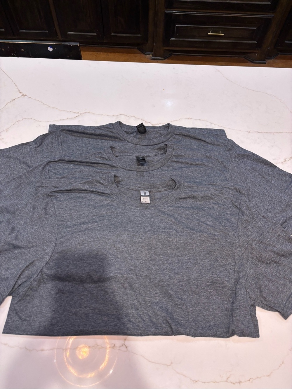 3 Gildan unisex Short Sleeve Crew Neck T-Shirt - Gray Heather